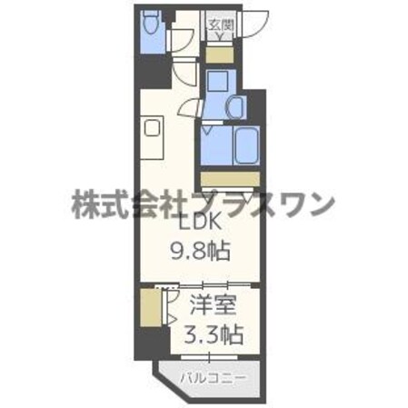 セレニテ心斎橋グランデの物件間取画像